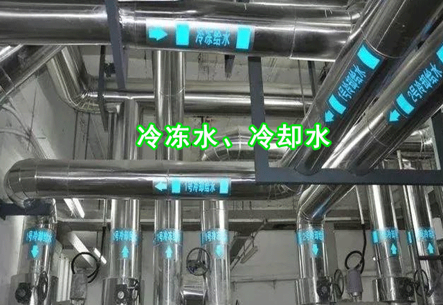 冷凍水（熱水）、冷卻水